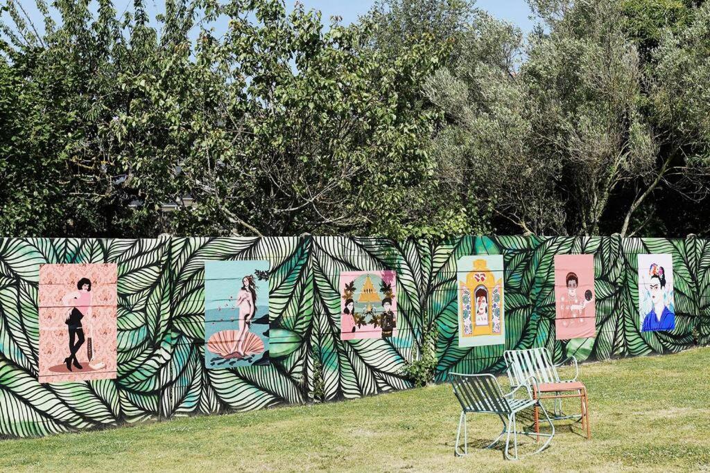 Vonkajšia záhrada v ubytovaní Appartement Moonrise - Plage 50m - Rue gratuite