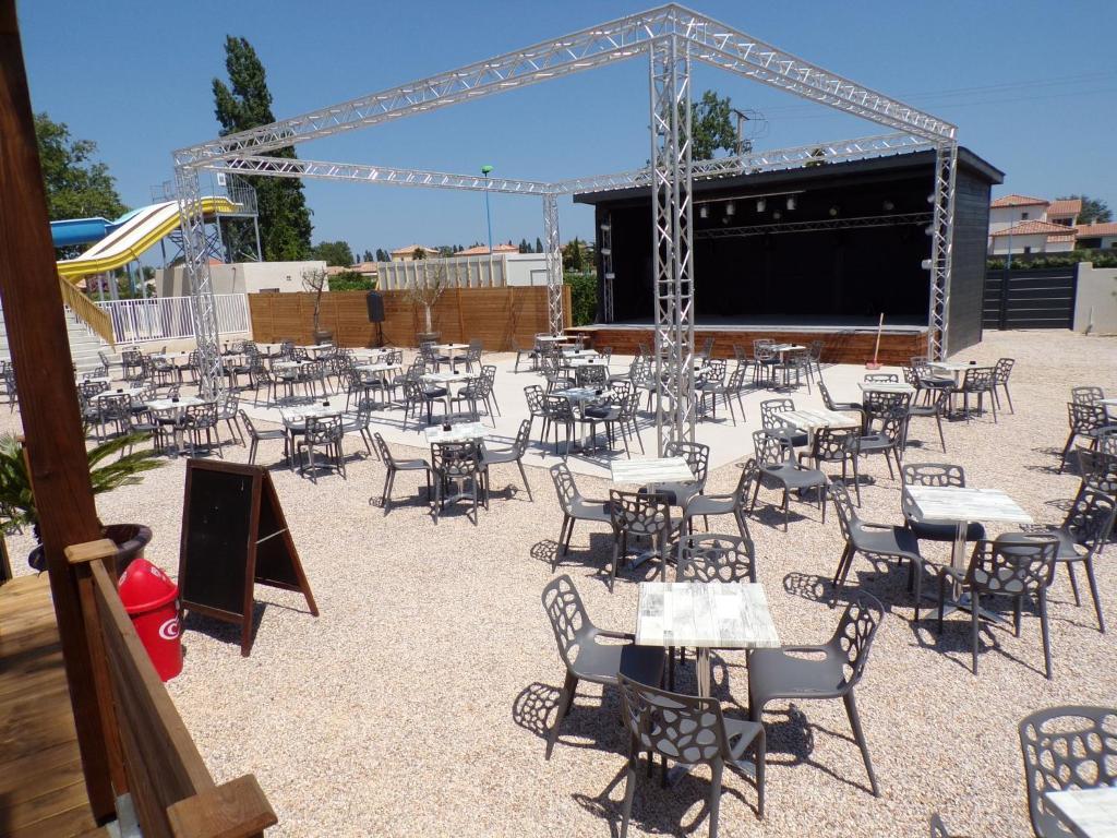 Restaurace v ubytování Sun Sea camping le Bosc