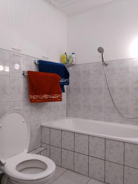 Kúpeľňa v ubytovaní Mieszkanie w Centrum Chełma