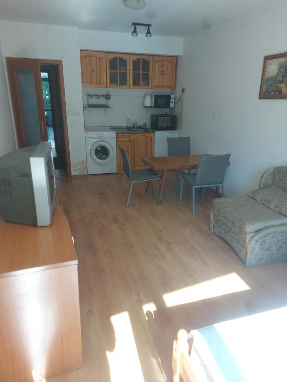 A kitchen or kitchenette at Studio and 1bedroom apartment Burgas - Economy