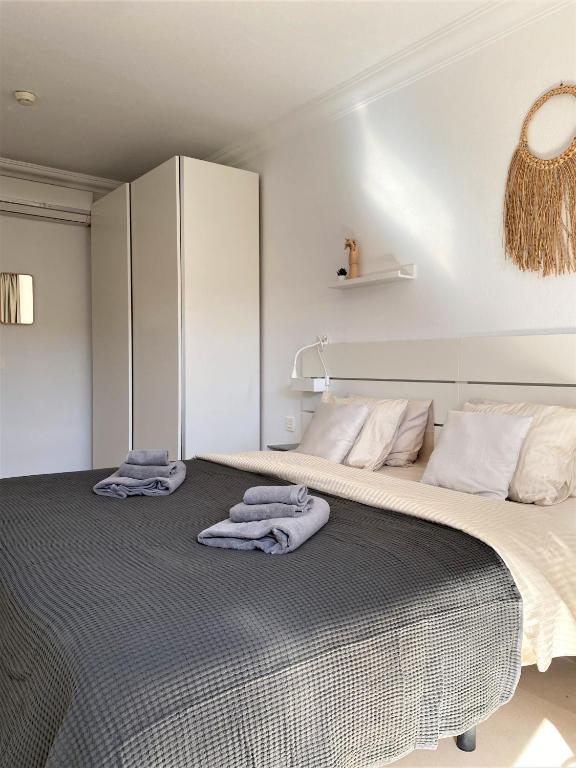 Posteľ alebo postele v izbe v ubytovaní Villa Happiness - Luxury chalet with sea view