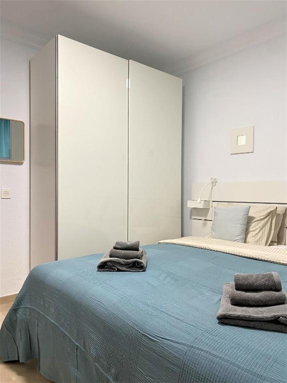 Posteľ alebo postele v izbe v ubytovaní Villa Happiness - Luxury chalet with sea view