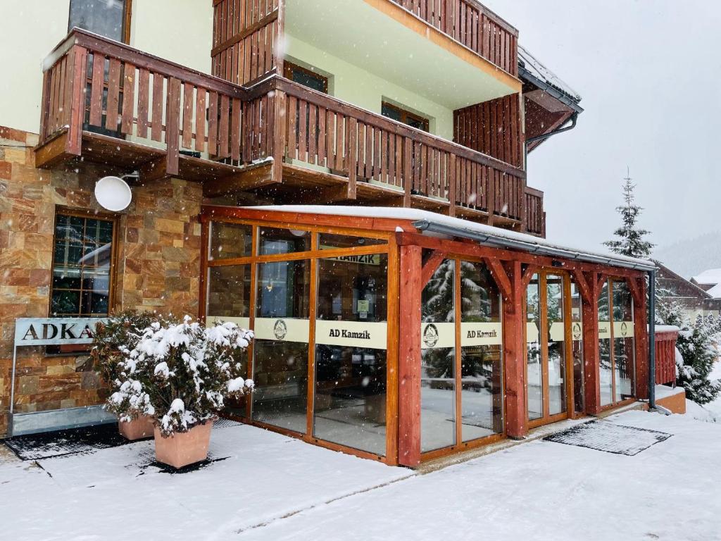Budova, kde se apartmán nachází