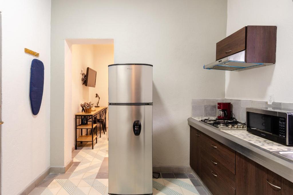 Kuchyň nebo kuchyňský kout v ubytování Casa Mateo