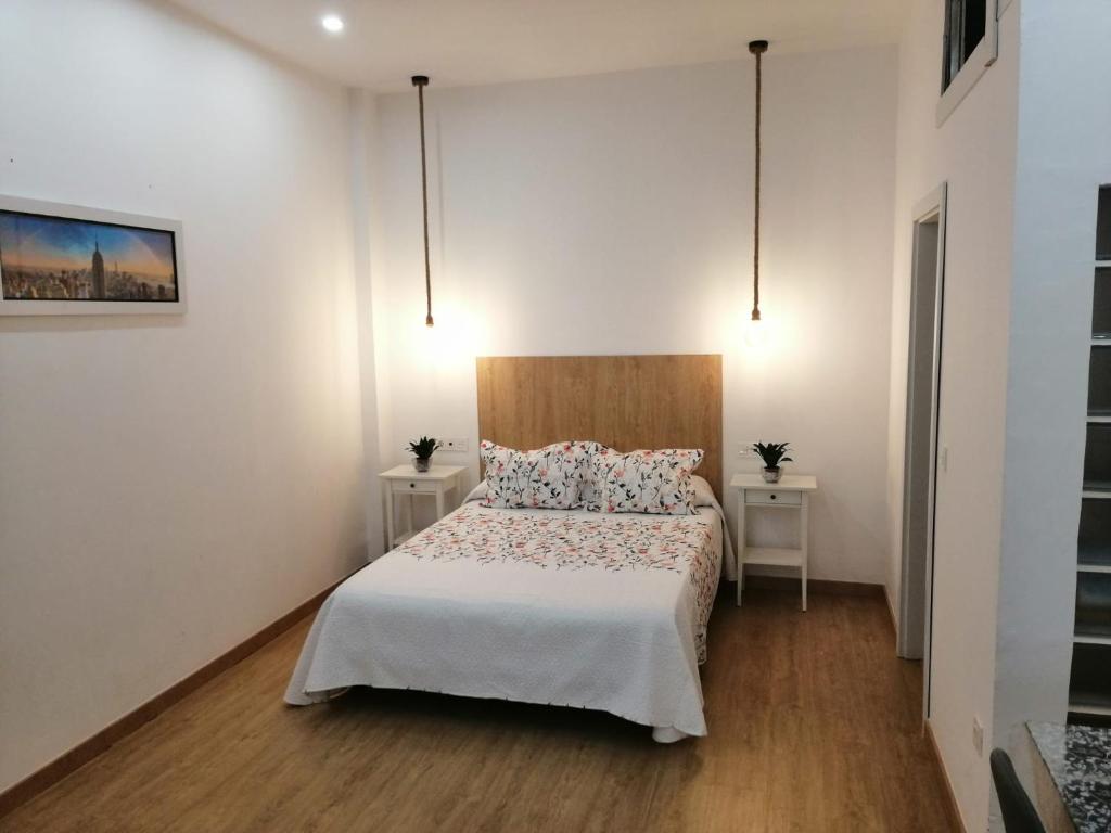 Posteľ alebo postele v izbe v ubytovaní Apartamento Luna de Noviembre