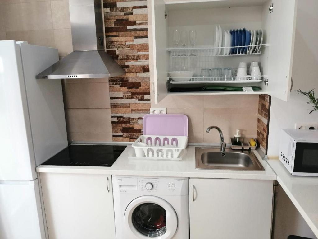Kuchyňa alebo kuchynka v ubytovaní Apartamento Luna de Noviembre
