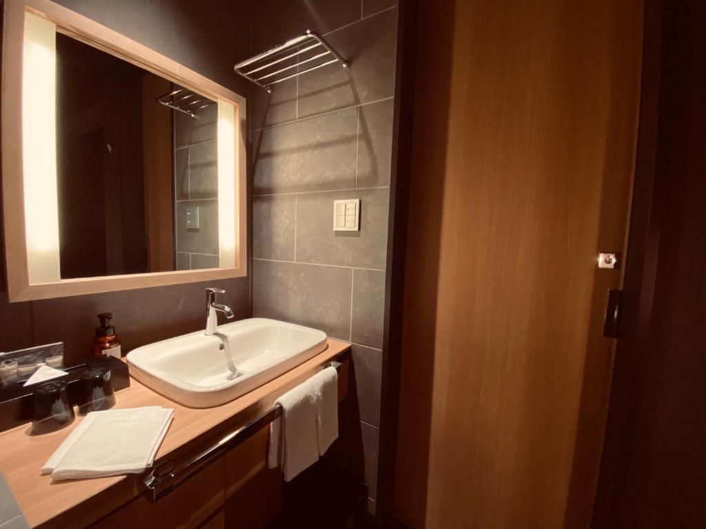 Koupelna v ubytování Hotel Zagakukan