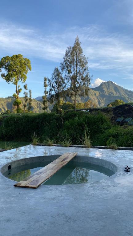 Nespecifikovaný výhled na hory nebo výhled na hory při pohledu z bed and breakfast