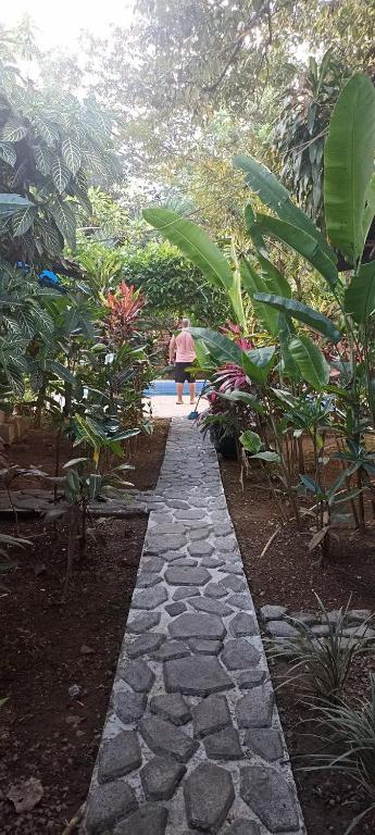 Jardín al aire libre en BAMBU HOSTEL