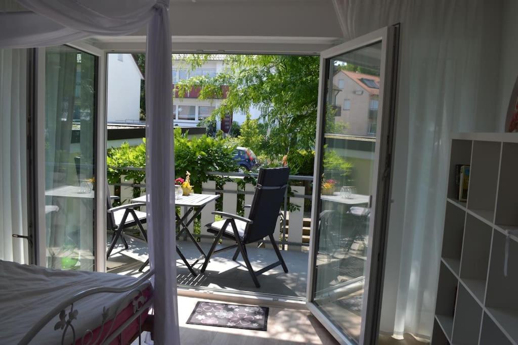 Μπαλκόνι ή βεράντα στο Ludwigsburg, ruhige Lage im Grünen, Schlossnähe, blühendes Barock