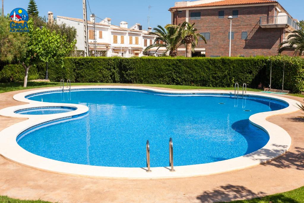Bazén v ubytování Apartamentos Bovalar Casa Azahar nebo v jeho okolí