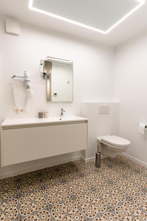 Koupelna v ubytování B&B Tabibito
