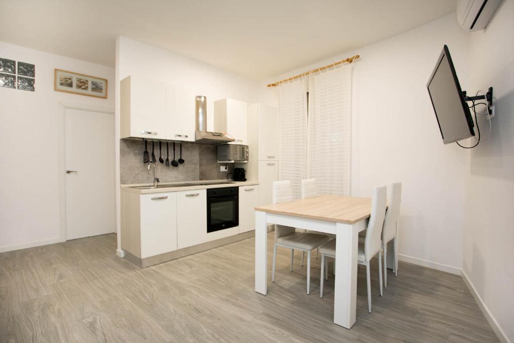 Kuchyň nebo kuchyňský kout v ubytování Apartament al cor de Begur
