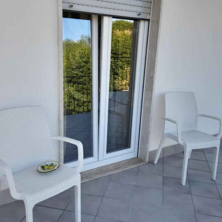 Balkón nebo terasa v ubytování A Casa di Falco
