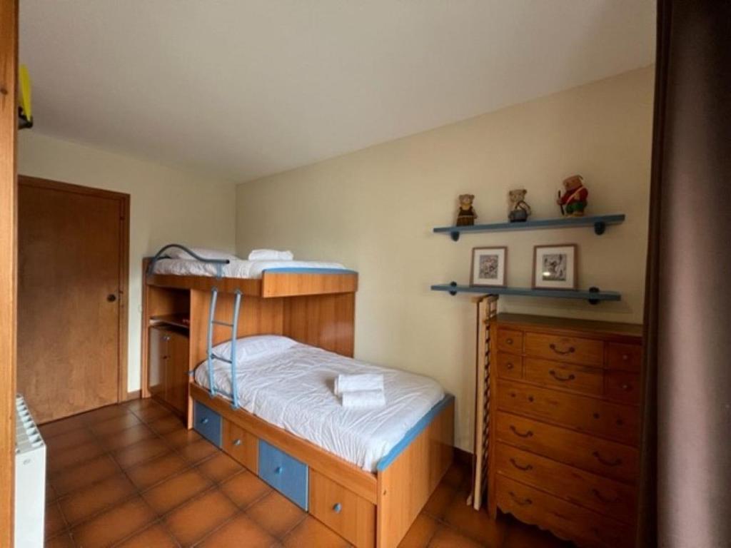 Postel nebo postele na pokoji v ubytování Apartament Freixe 1C 6p El Tarter Zona Grandvalira
