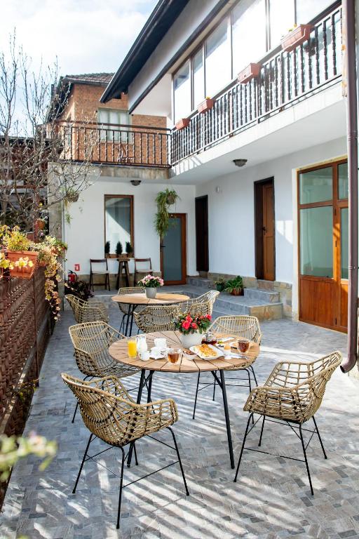 Balkón nebo terasa v ubytování Velinov Boutique Hotel
