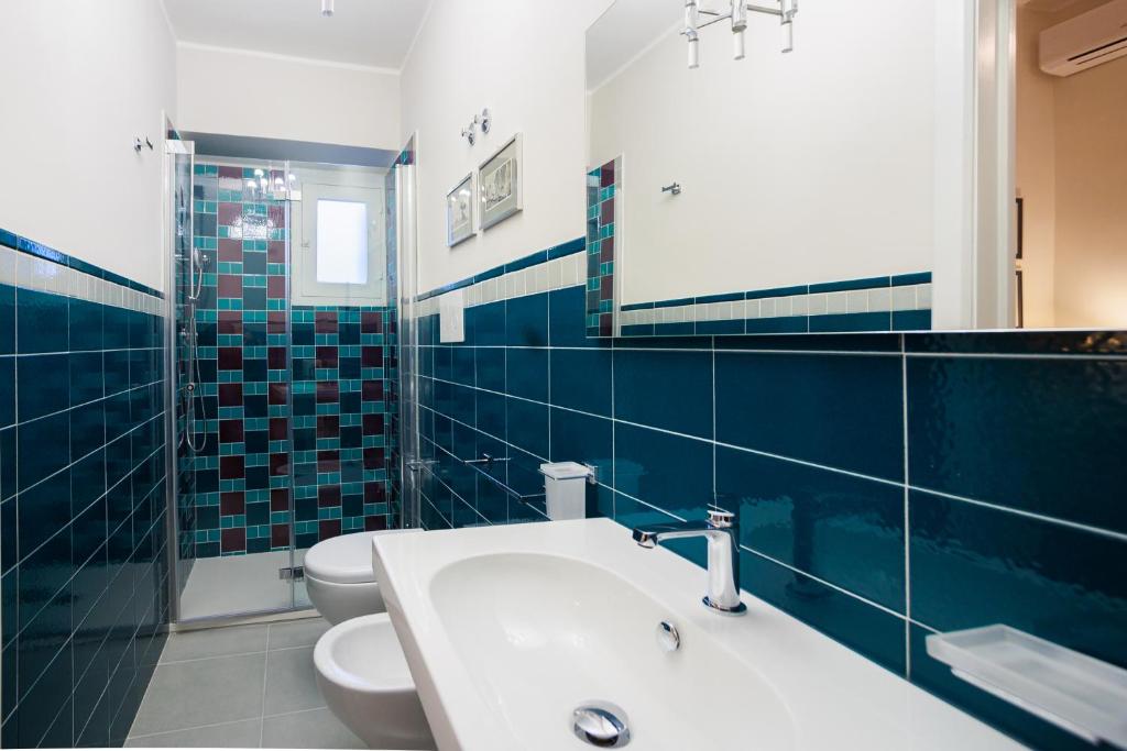 A bathroom at B&B CORSO VITTORIO