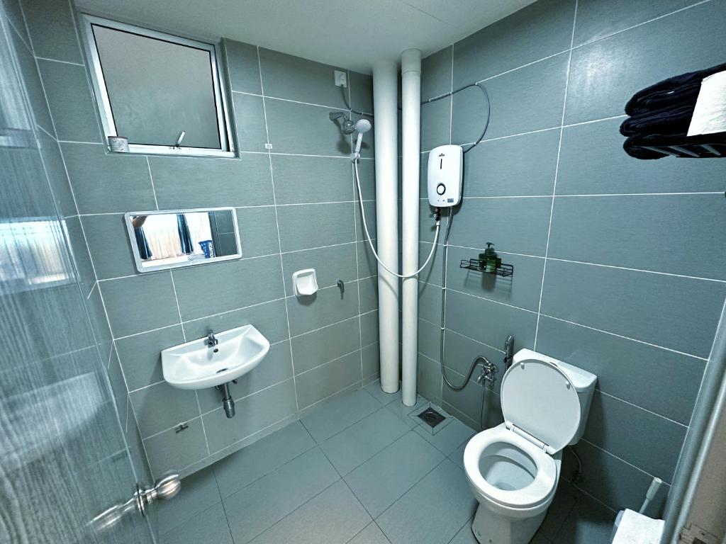 Koupelna v ubytování Adelea Homestay MERU