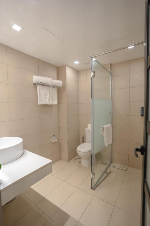 Koupelna v ubytování Sarova Imperial Hotel