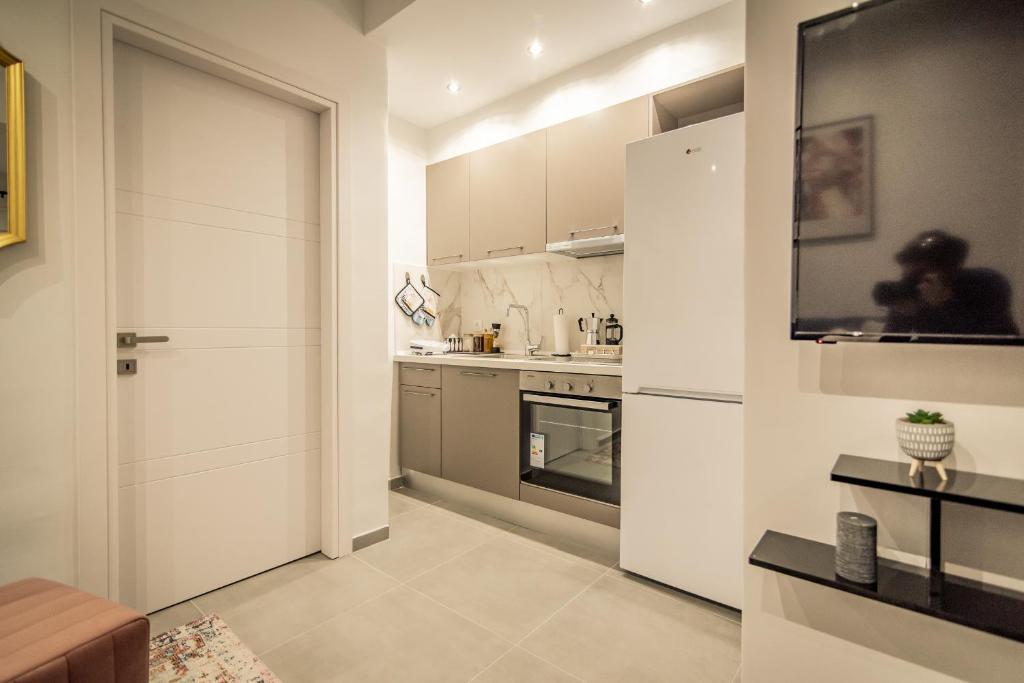 Kuchyňa alebo kuchynka v ubytovaní Artemis Apartment Midas Home Project