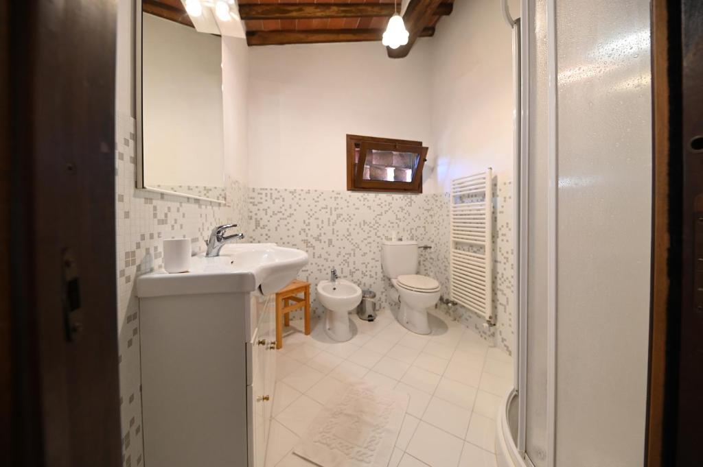 Kúpeľňa v ubytovaní Agriturismo Corte Stefani