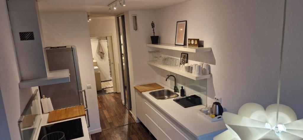 Kuchnia lub aneks kuchenny w obiekcie Apartman Franko- Jarun