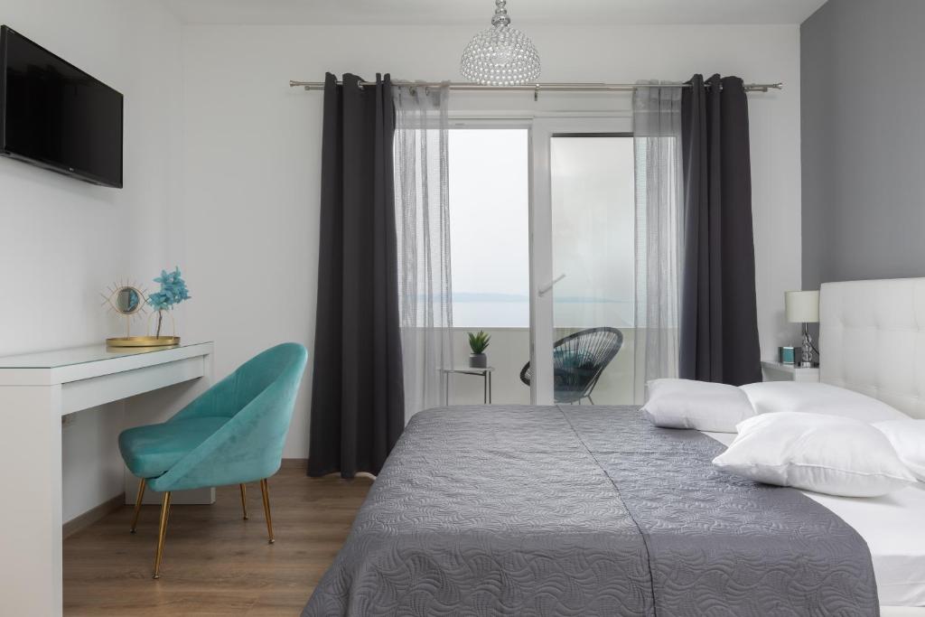 Posteľ alebo postele v izbe v ubytovaní Luxury Holiday Home Dioniz