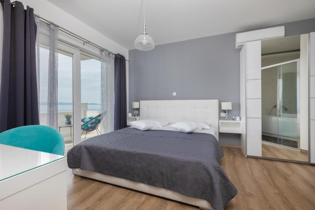 Posteľ alebo postele v izbe v ubytovaní Luxury Holiday Home Dioniz
