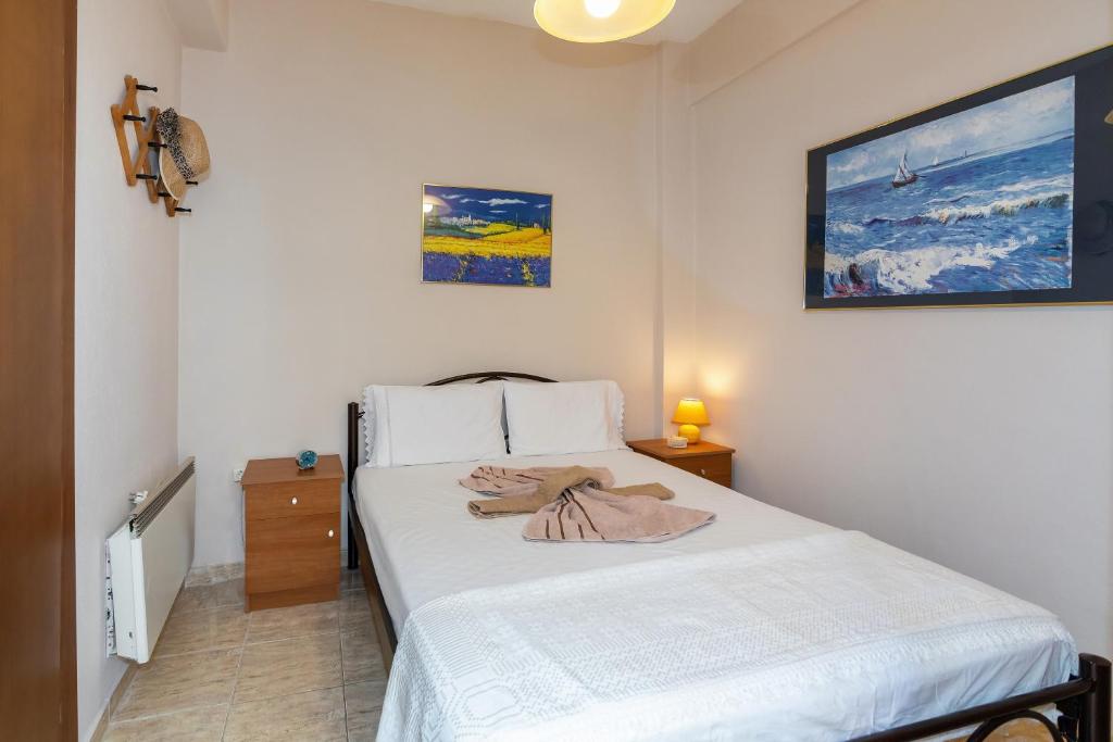 Posteľ alebo postele v izbe v ubytovaní Varveri's House