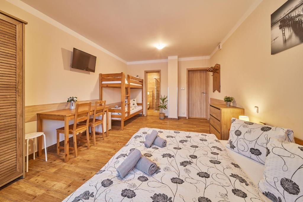Postel nebo postele na pokoji v ubytování Residence Ruth