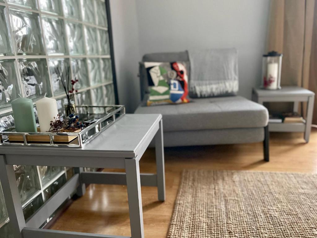 Posedenie v ubytovaní Słoneczny Apartament Koszykowy!