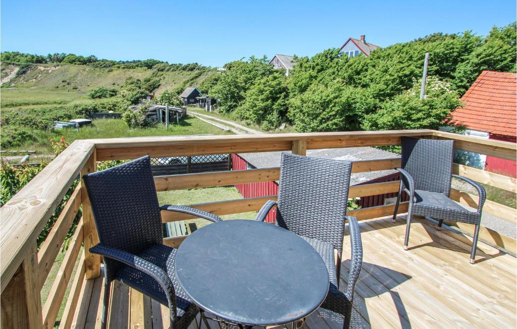 Balkón nebo terasa v ubytování 1 Bedroom Awesome Apartment In Samsø