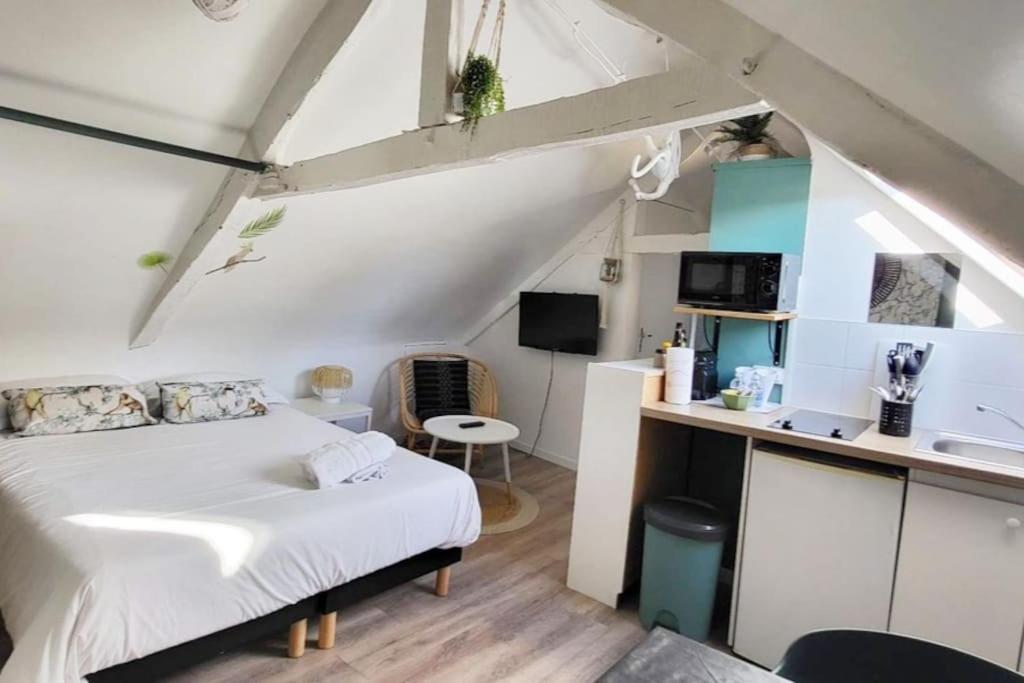 La Cabane - Petit studio mansardé - Plage 50m - Rue gratuite, Saint-Malo –  Tarifs 2024