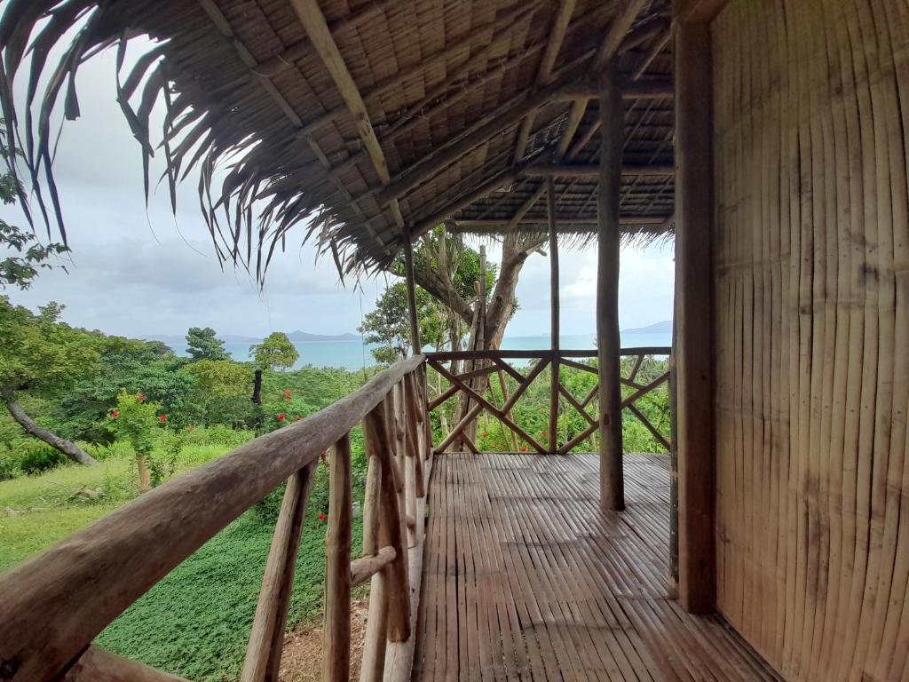 山林小屋附近的自然景觀