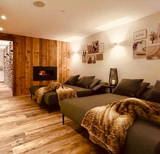 Posezení v ubytování Sonn-Alm Chalet-Apartments