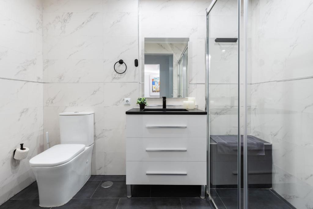 Kúpeľňa v ubytovaní Apartamento Centro Sacio I