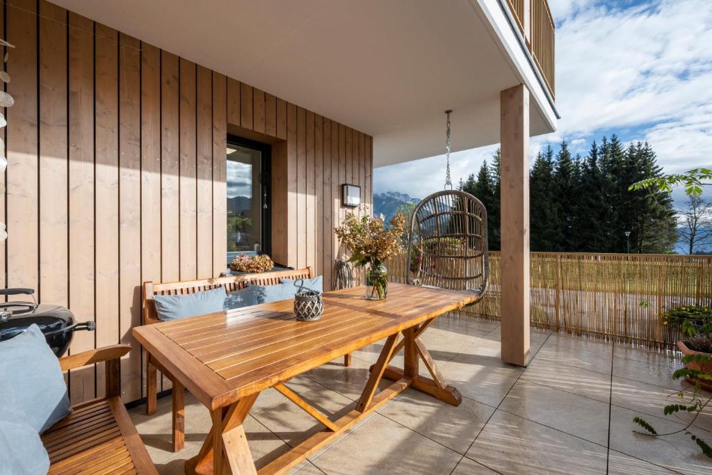 Balkón alebo terasa v ubytovaní JARA APARTMENT- Ramsau am Dachstein