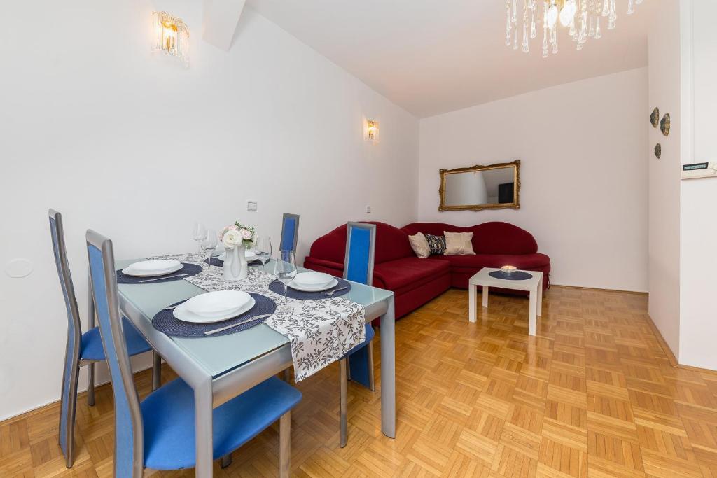 Posezení v ubytování Apartma Lea