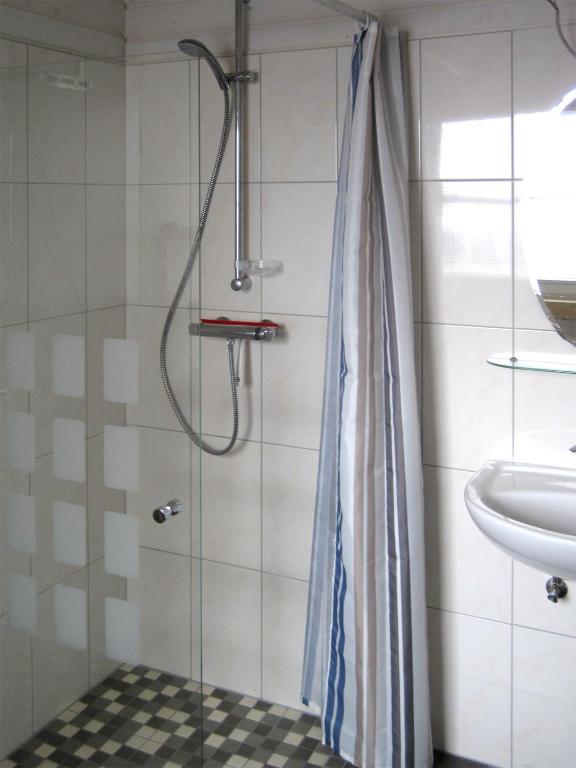 Koupelna v ubytování Apartments im Schwedenstil