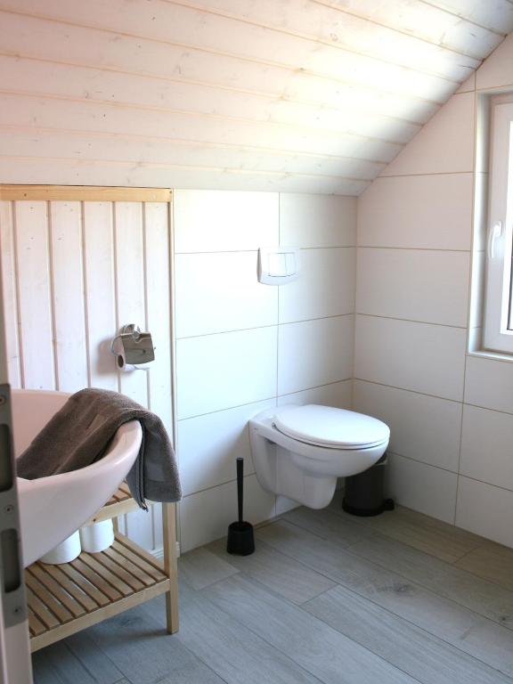 Koupelna v ubytování Apartments im Schwedenstil