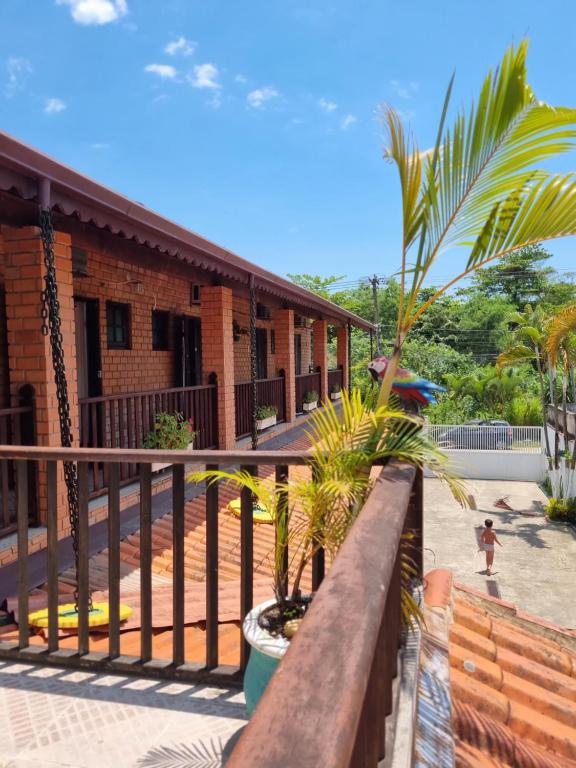O edifício em que a casa de hóspedes se localiza