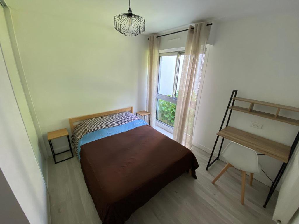 Posteľ alebo postele v izbe v ubytovaní Magnifique appartement à deux pas du centre ville!