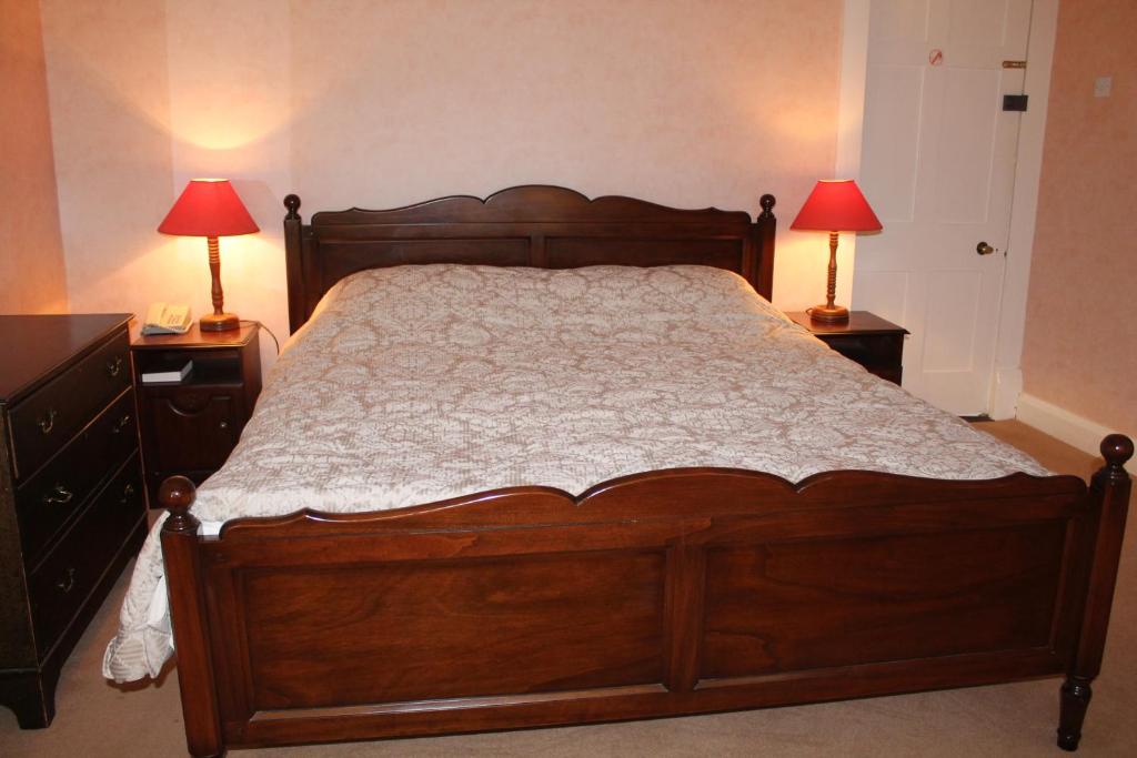 Postel nebo postele na pokoji v ubytování Riversdale Farm B&B