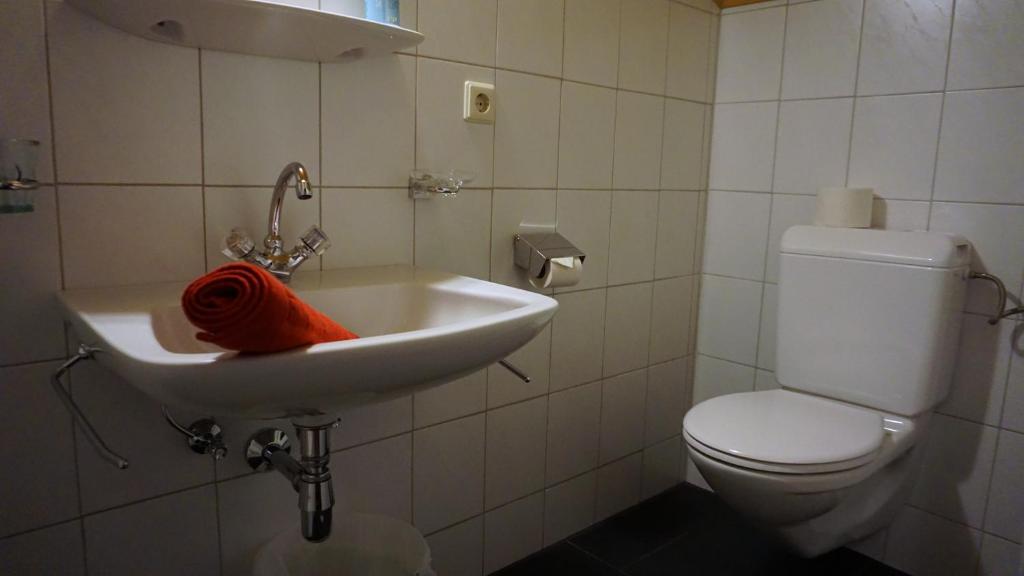 Koupelna v ubytování Haus Petra