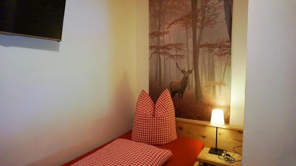 TV a/nebo společenská místnost v ubytování Haus Petra