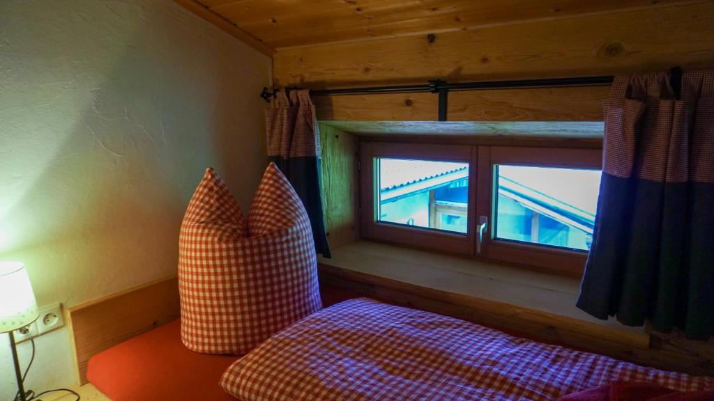 Postel nebo postele na pokoji v ubytování Haus Petra