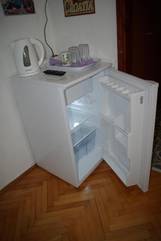 Kuchyň nebo kuchyňský kout v ubytování Rooms Tia