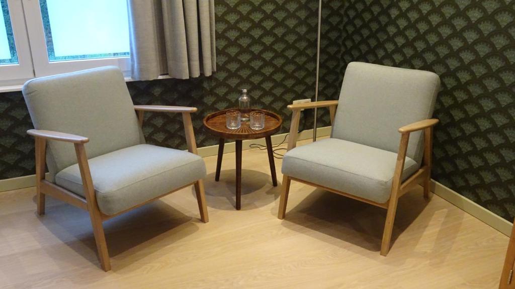 Posezení v ubytování B&B Maaltebrug