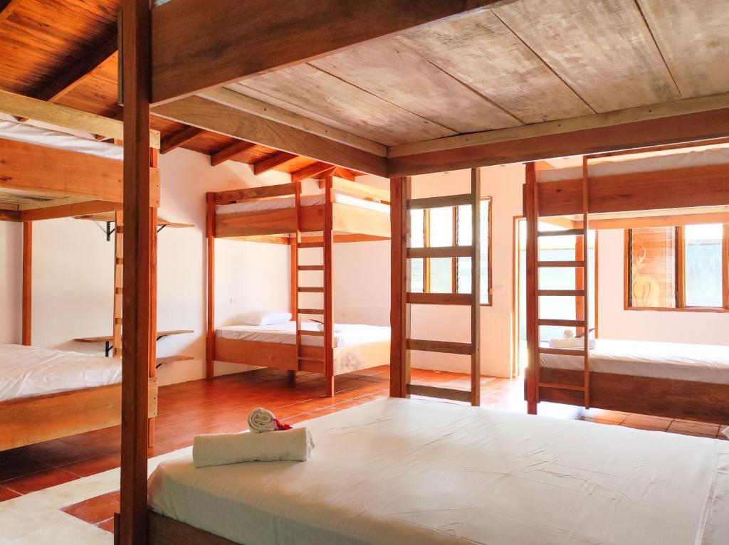 Postel nebo postele na pokoji v ubytování ICO Living Hostel