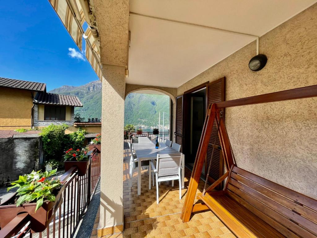 Balkón nebo terasa v ubytování Eden sul Lago di Como